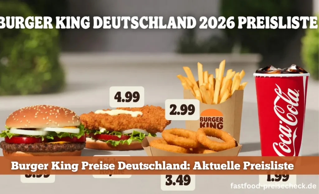 Burger King preis deutschland