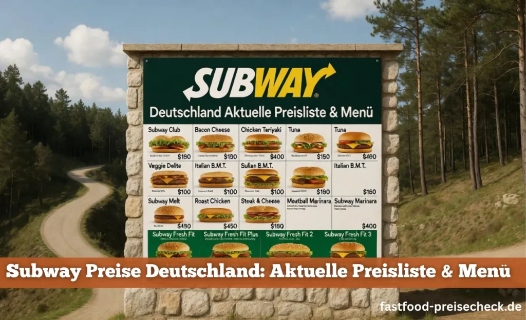 Subway preis deutschland