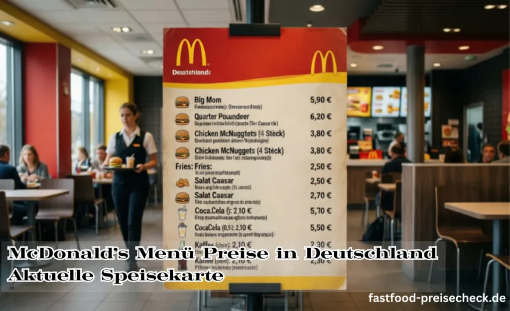 mcdonald’s menü preise deutschland