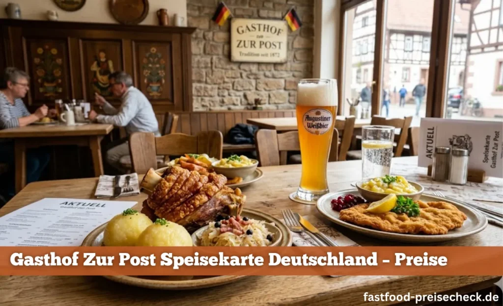 Gasthof Zur Post Menu in Deutschland