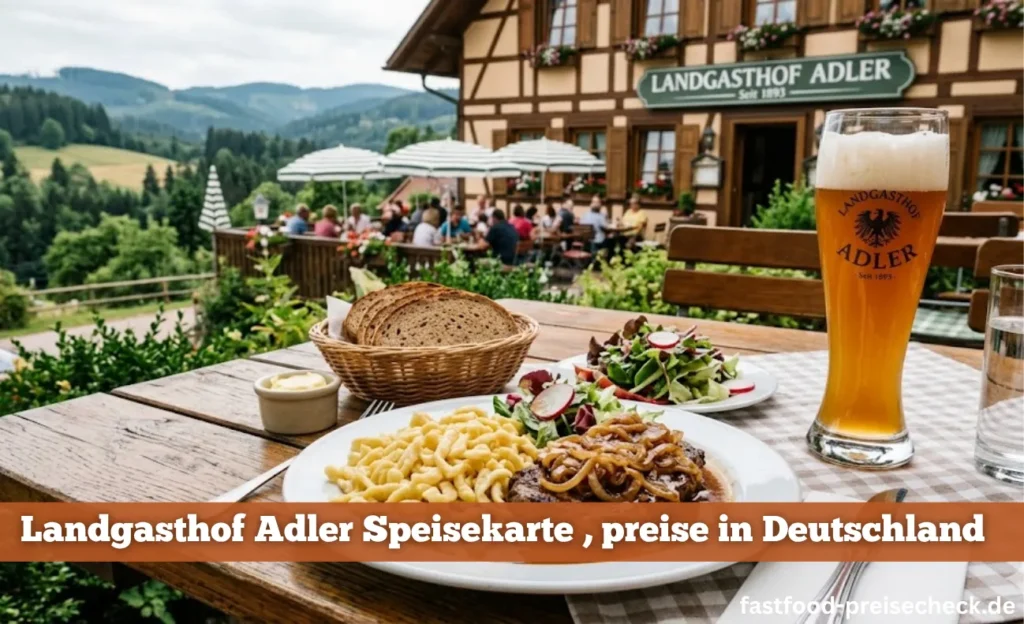 Landgasthof Adler Menu Preise in Deutschland