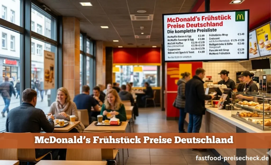 McDonald’s Frühstück Preise in Deutschland