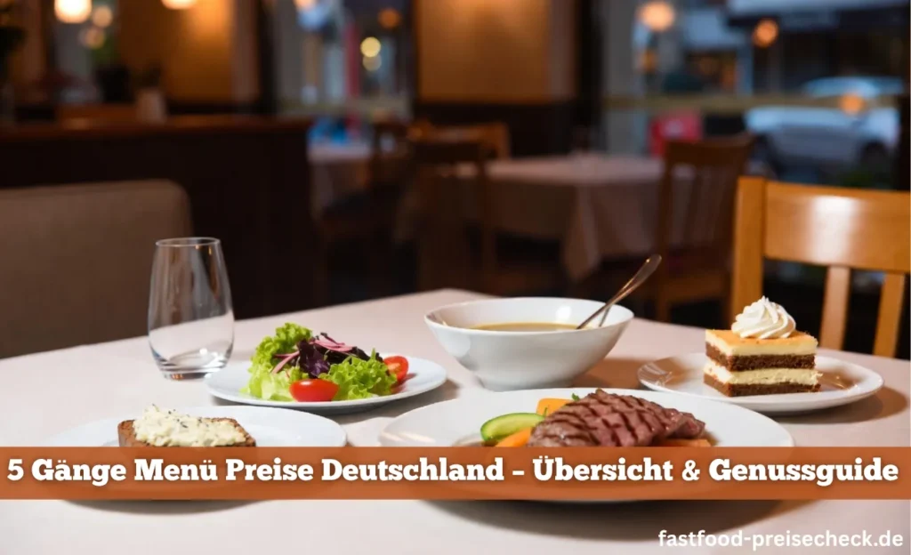 5 Gänge Menü Preise Deutschland